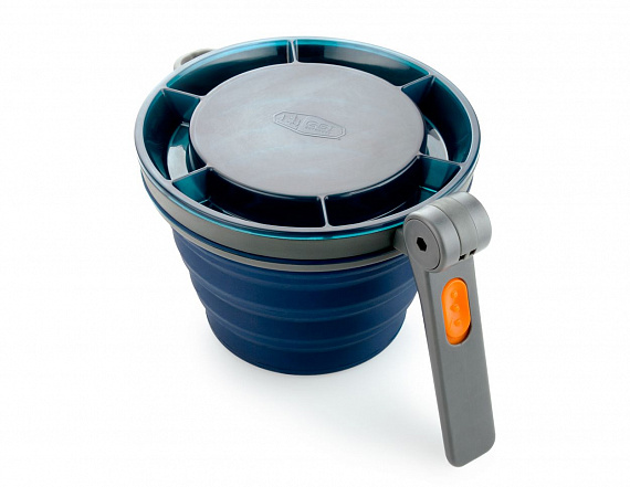 Складная кружка GSI Collapsible Fairshare Mug Blue - Фото 5 большая