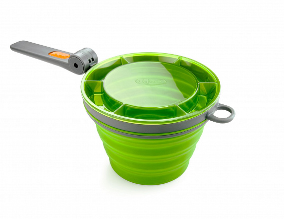 Складная кружка GSI Collapsible Fairshare Mug Green - Фото 3 большая