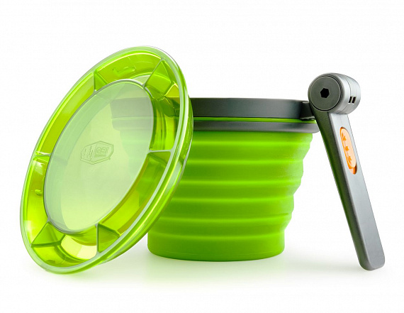 Складная кружка GSI Collapsible Fairshare Mug Green - Фото 1 большая