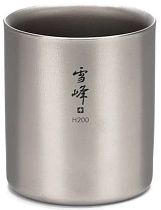 Кружка Snow Peak Ti-Double H200 Stacking Mug