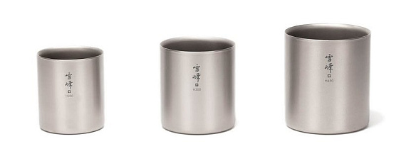 Кружка Snow Peak Ti-Double H200 Stacking Mug - Фото 2 большая