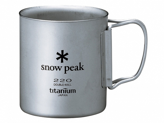 Кружка Snow Peak Titanium Double 220