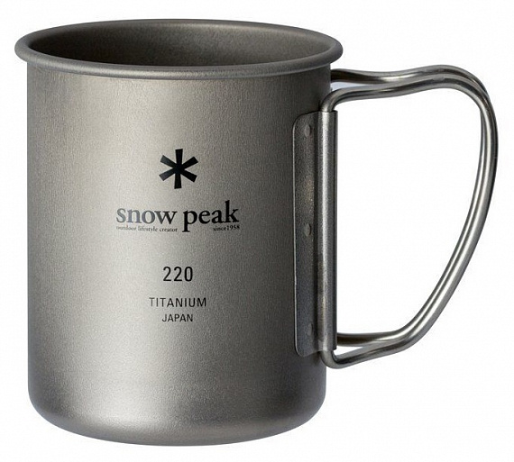 Кружка Snow Peak Titanium Single 220 - Фото 1 большая
