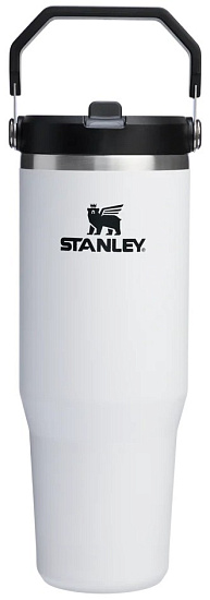 Термокружка Stanley Iceflow 2.0 0,89L Белый/Чёрный - Фото 1 большая