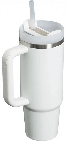 Термокружка Stanley Quencher H2.0 1,18L Белый - Фото 2 большая