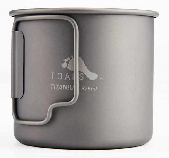 Кружка Toaks Titanium Single Wall 375 мл - Фото 4 большая