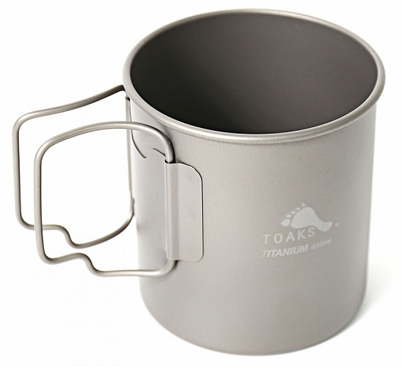 Кружка Toaks Titanium Single Wall 450 мл - Фото 4 большая