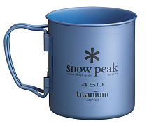 Кружка Snow Peak Titanium Single 450 Blue