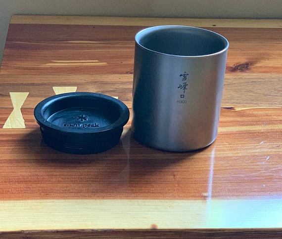 Кружка Snow Peak Ti-Double H300 Stacking Mug - Фото 4 большая