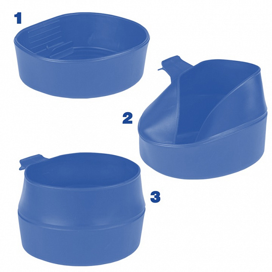 Кружка Wildo Fold-A-Cup Big Navy Blue - Фото 3 большая