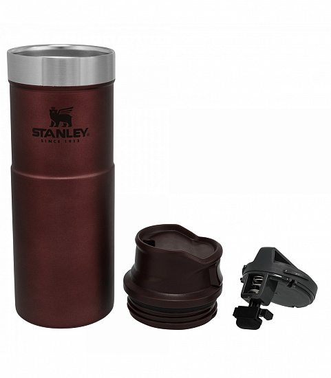 Термокружка Stanley Classic One hand 2.0 Bordo - Фото 2 большая