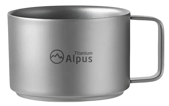 Титановая кружка Alpus ALP718 - Фото 1 большая