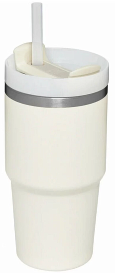 Термокружка Stanley Quencher H2.0 0,59L Бежевый - Фото 2 большая
