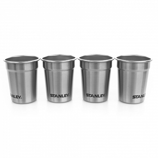 Набор Stanley Adventure Steel Shots + Flask Matte Black - Фото 7 большая