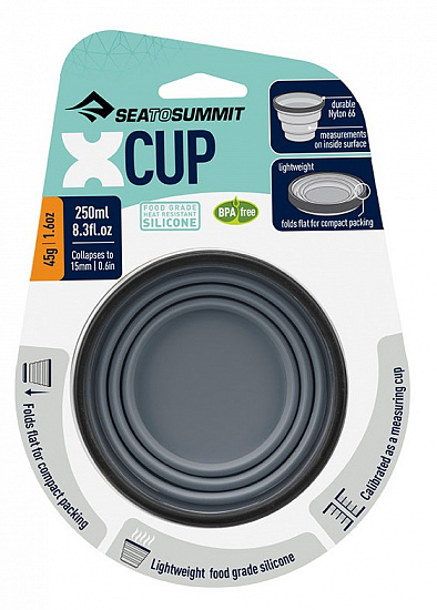 Кружка Sea to Summit X-Cup Grey - Фото 4 большая
