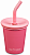 Стакан детский Klean Kanteen Straw Lid 0,296 Rouge Red - Фото 1 малая