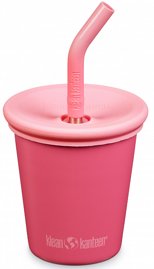 Стакан детский Klean Kanteen Straw Lid 0,296 Rouge Red - Фото 1 большая