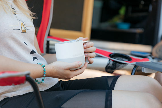 Термокружка Klean Kanteen Rise Mug 0,4 Tofu - Фото 10 большая
