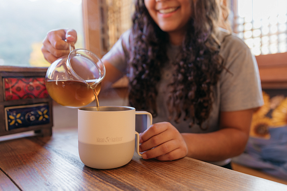 Термокружка Klean Kanteen Rise Mug 0,4 Tofu - Фото 14 большая