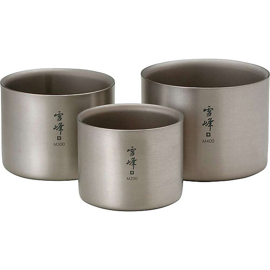 Кружка Snow Peak Ti-Double M400 Stacking Mug - Фото 2 большая