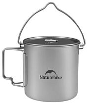 Кружка Naturehike Ti01 2-In-1 Titanium 650