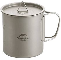 Чашка с крышкой Naturehike 20Cj Titanium 300