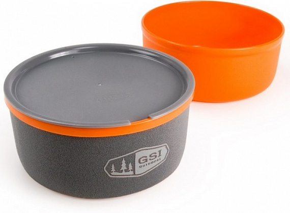 Миски GSI Ultralight Nesting Bowl & Mug Orange - Фото 1 большая