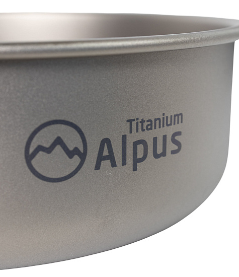 Титановая миска Alpus ALP640 700мл - Фото 3 большая