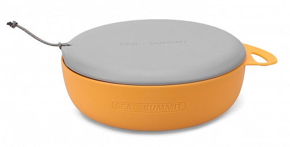 Миска с крышкой Sea to Summit Delta Orange/Grey - Фото 1 большая