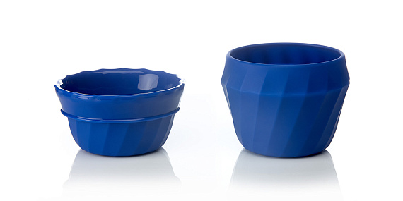 Силиконовая миска-тарелка Humangear FlexiBowl Оранжевый - Фото 2 большая