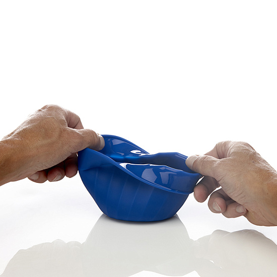 Силиконовая миска-тарелка Humangear FlexiBowl Оранжевый - Фото 8 большая