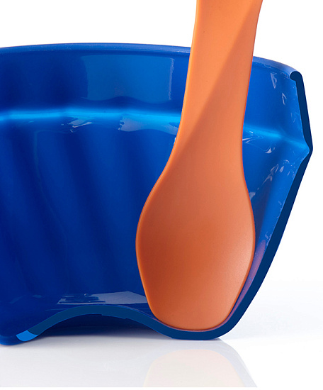 Силиконовая миска-тарелка Humangear FlexiBowl Оранжевый - Фото 12 большая
