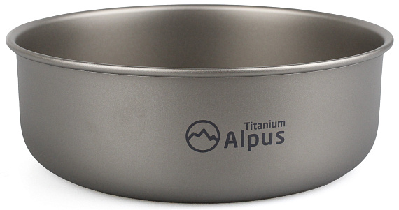 Титановая миска Alpus ALP930 1200мл - Фото 1 большая