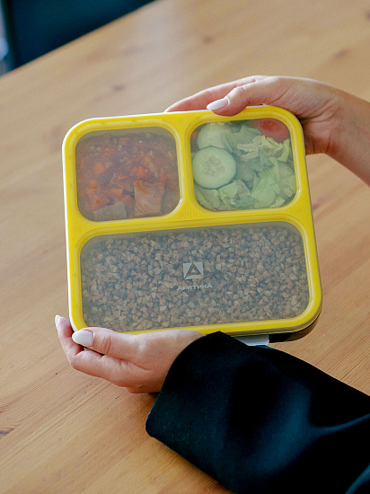 Ланчбокс Арктика 033-800 Чёрный/Жёлтый - Фото 7 большая