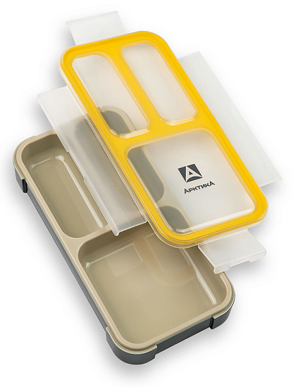 Ланчбокс Арктика 034-420 Чёрный/Жёлтый - Фото 2 большая