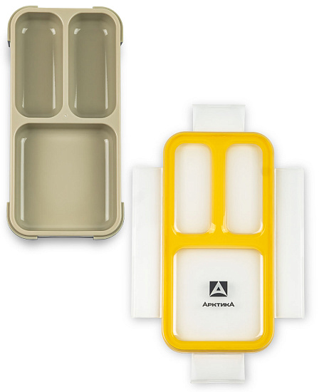 Ланчбокс Арктика 034-420 Чёрный/Жёлтый - Фото 3 большая