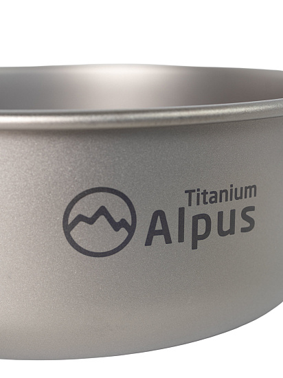 Титановая миска Alpus ALP886 600мл - Фото 3 большая