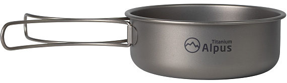 Титановая миска Alpus ALP886 600мл - Фото 4 большая