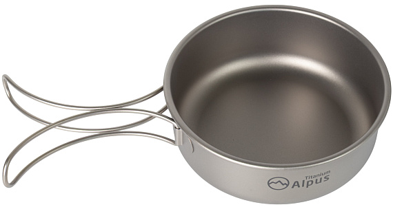 Титановая миска Alpus ALP886 600мл - Фото 6 большая