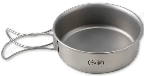 Титановая миска Alpus ALP886 600мл - Фото 1 большая