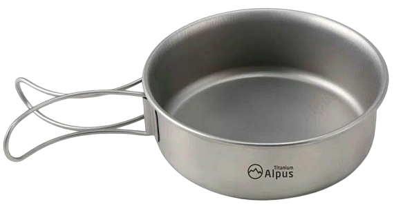 Титановая миска Alpus ALP657 500мл - Фото 1 большая