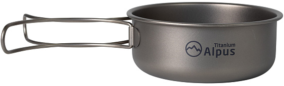 Титановая миска Alpus ALP657 500мл - Фото 4 большая