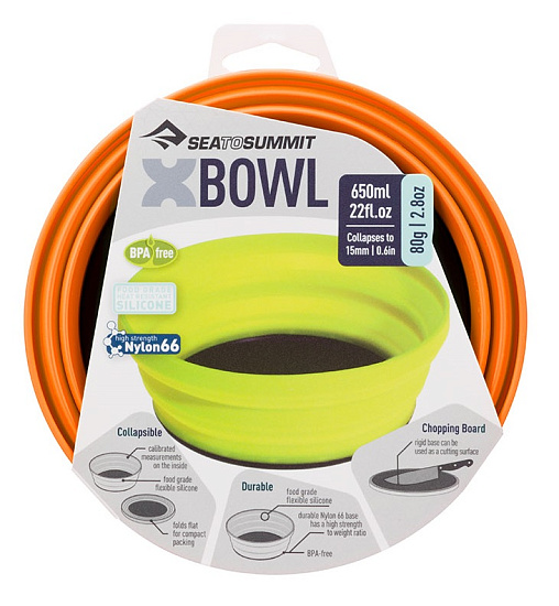 Миска Sea to Summit X-Bowl Orange - Фото 5 большая