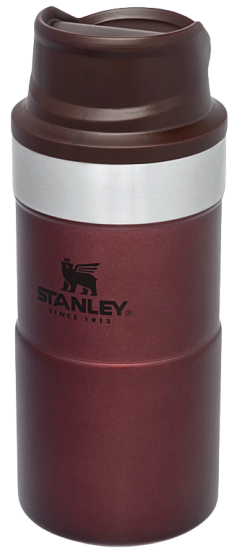 Термостакан Stanley Classic Trigger Action 0,25 Бордовый - Фото 3 большая