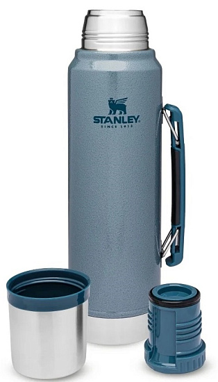 Термос Stanley Classic 1,0 Голубой - Фото 2 большая