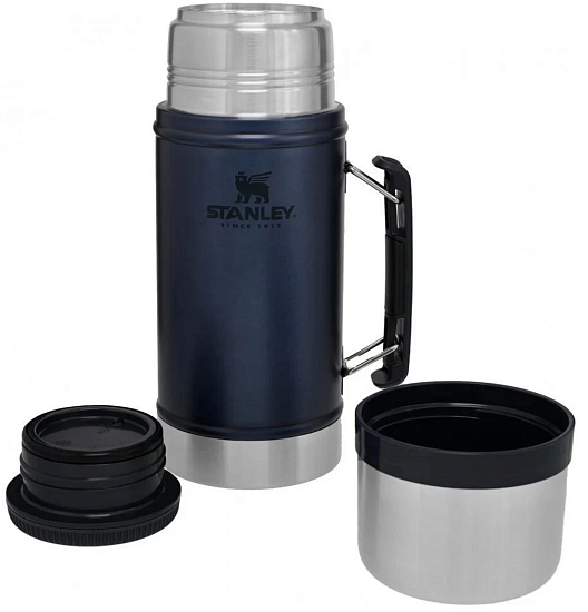 Термос для еды Stanley Classic 0,94 Синий - Фото 4 большая