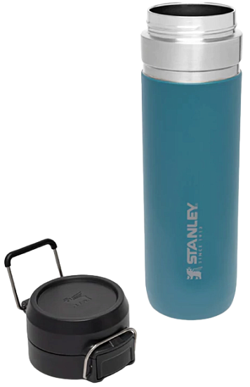 Термобутылка Stanley GO Quick Flip 1,06 Голубая - Фото 3 большая