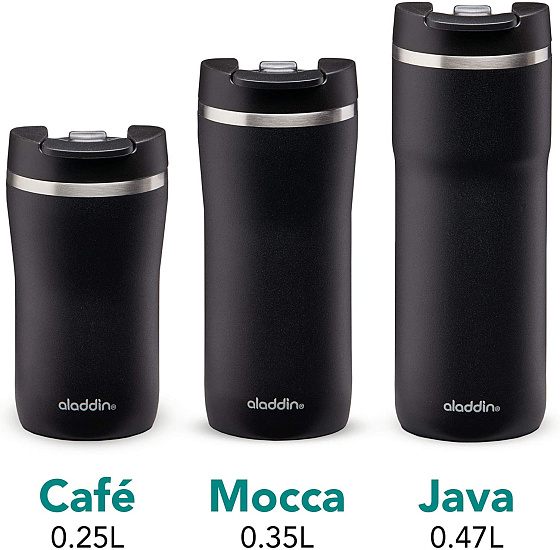 Термокружка Aladdin 350 Mocca Leak-Lock Lava Black - Фото 5 большая