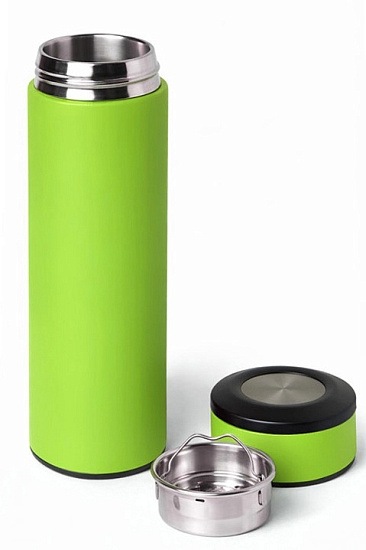Термос Oasis Vacuum Flask C1 Soft touch 420мл Зелёное яблоко - Фото 2 большая