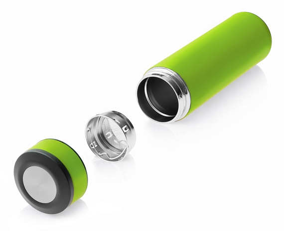 Термос Oasis Vacuum Flask C1 Soft touch 420мл Зелёное яблоко - Фото 3 большая